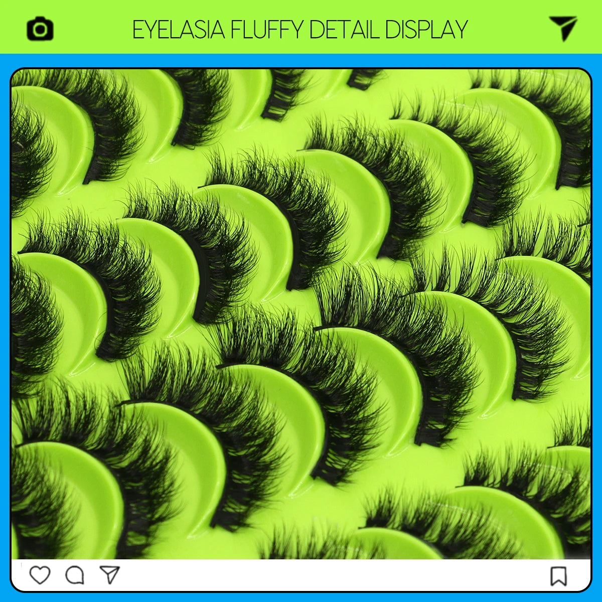 5/10/20 pairs 3D Faux Mink Lashes Fluffy False Eyelashes Dramatic Volume Lashes Eyelash Extension