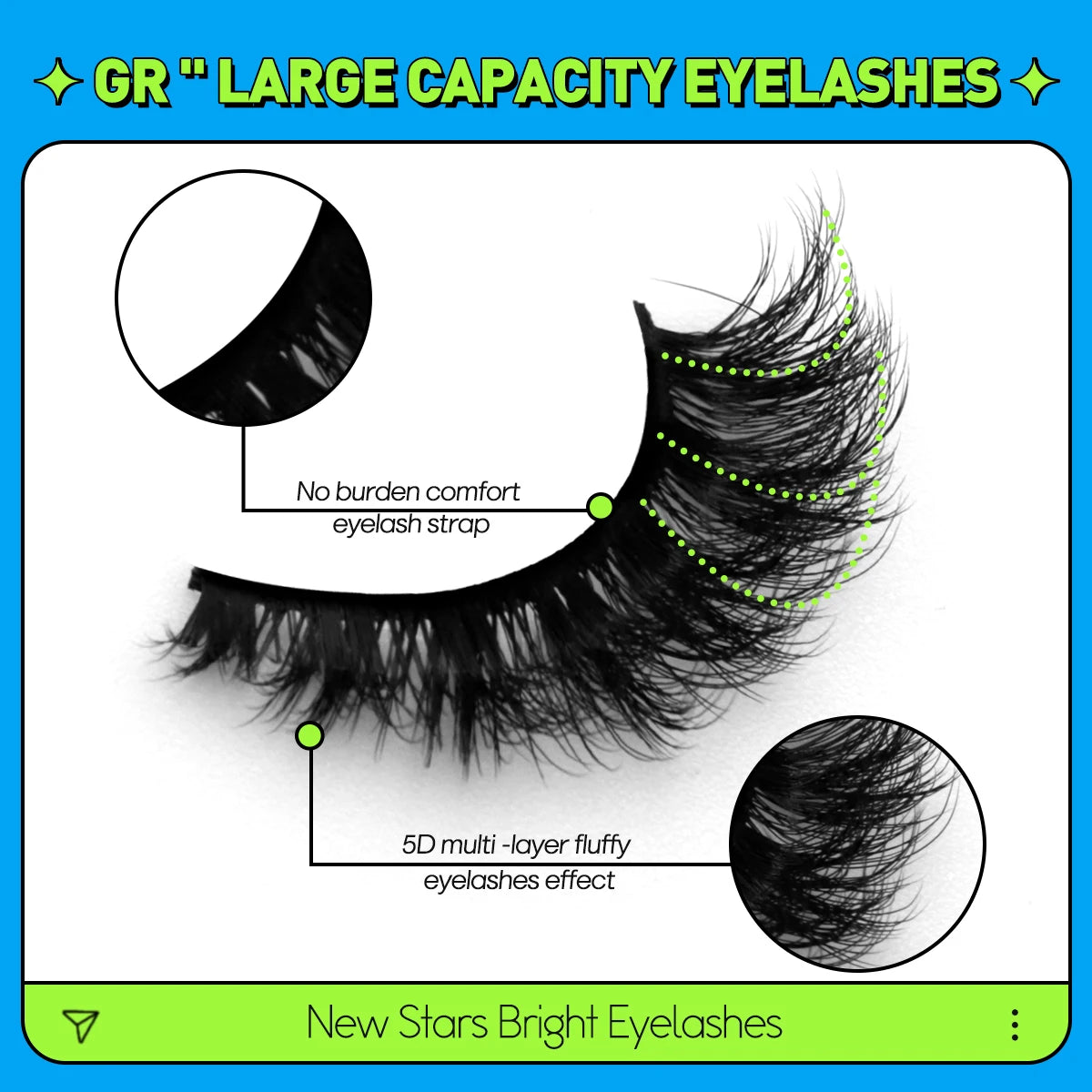 5/10/20 pairs 3D Faux Mink Lashes Fluffy False Eyelashes Dramatic Volume Lashes Eyelash Extension