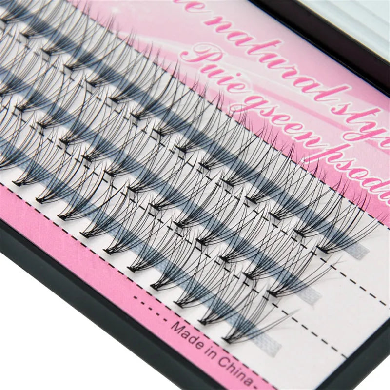 Natural False Eyelashes 1 Box 60 Clusters Eyelash Extension Eyelash