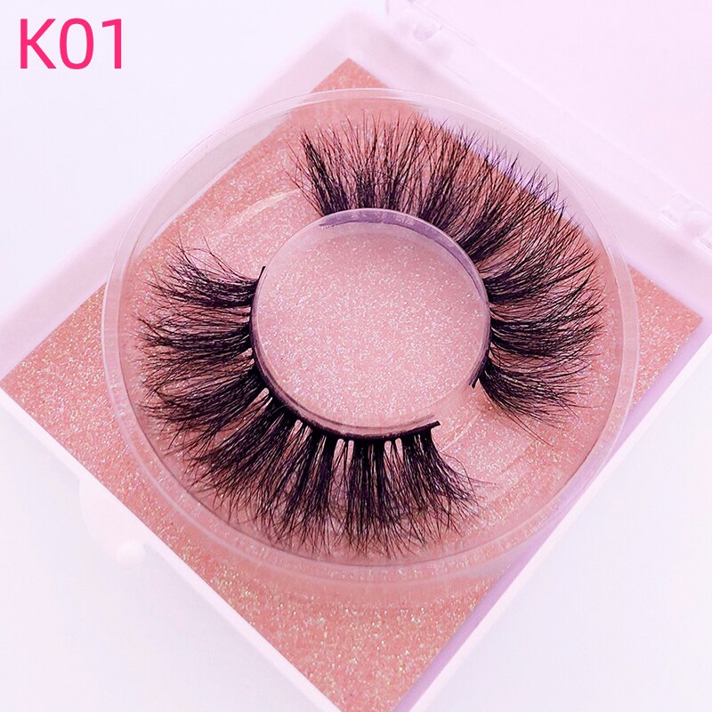 1Pair Eyelashes Natural False Eyelashes Fake Lashes Long 3D Mink Lashes Extension Eyelash Mink Eyelashes