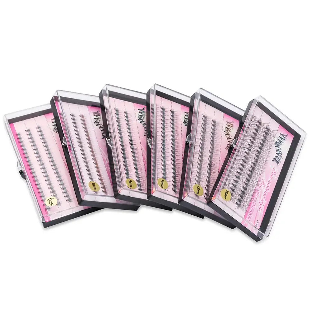 60 Clusters/box Cluster Individual eyelashes extension Eyelashes bunches false eyelashes