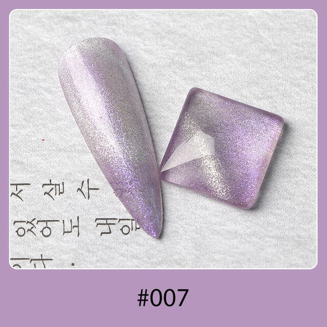 8ML Nail Gel Polish Jade Cat Eye Magnet Hybrid Varnish Semi Permanent Summer Magnetic Lacquer Primer Nail Art Gel Varnish