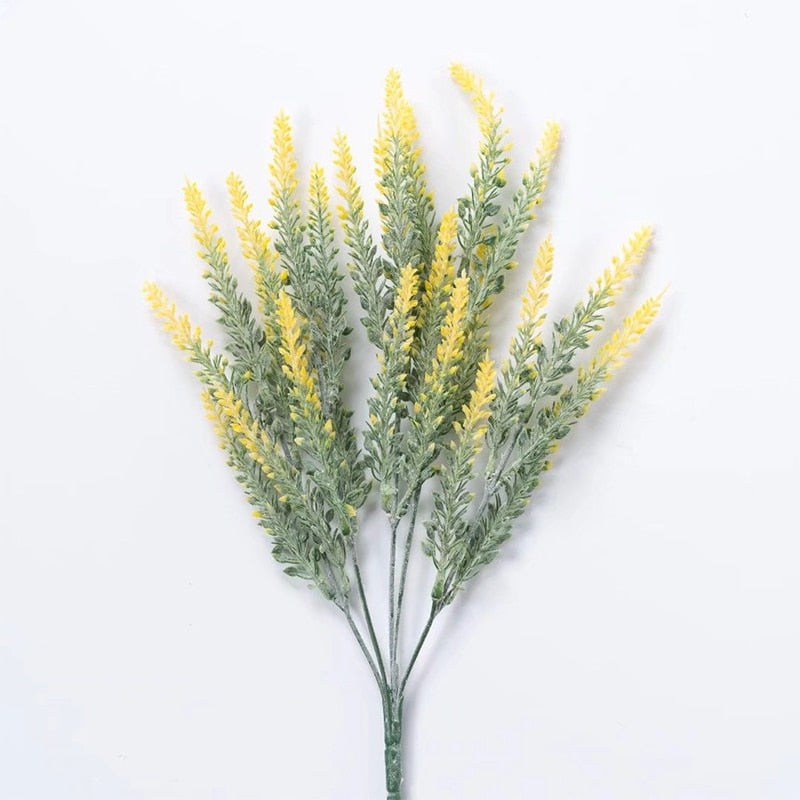 A Bunch of Provence Lavender Plastic Artificial Flowers False Plants Wedding Home Decoration Table Decoration