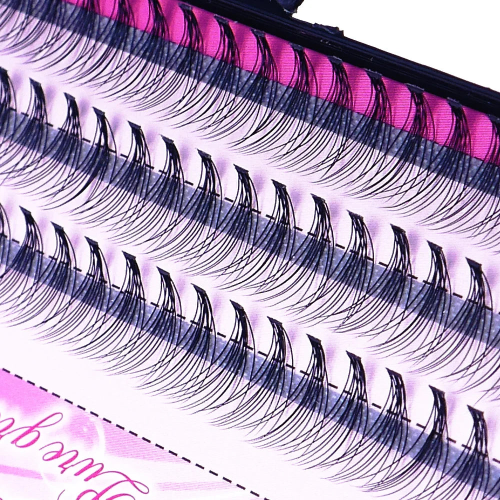 60 Clusters/box Cluster Individual eyelashes extension Eyelashes bunches false eyelashes