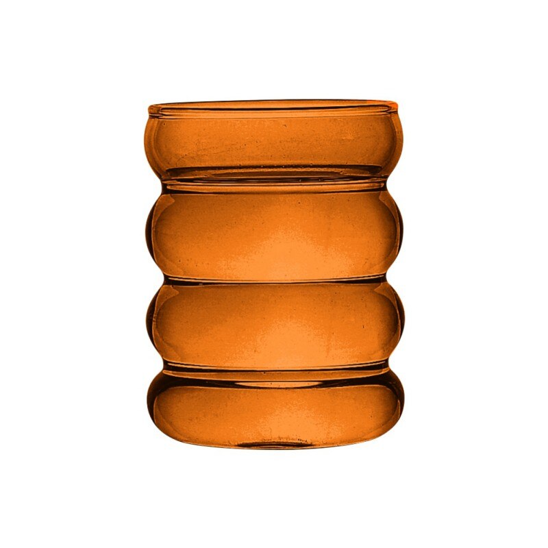 Water Bottle Wave Shape Glass Cup Heat-resistant Beer Drinkware Tea Mug Coffee Juice Milk Tea Home Drinkware