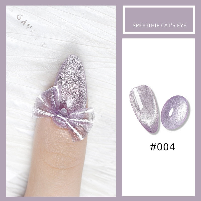 8ML Nail Gel Polish Jade Cat Eye Magnet Hybrid Varnish Semi Permanent Summer Magnetic Lacquer Primer Nail Art Gel Varnish