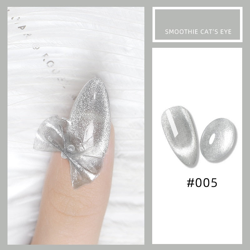 8ML Nail Gel Polish Jade Cat Eye Magnet Hybrid Varnish Semi Permanent Summer Magnetic Lacquer Primer Nail Art Gel Varnish