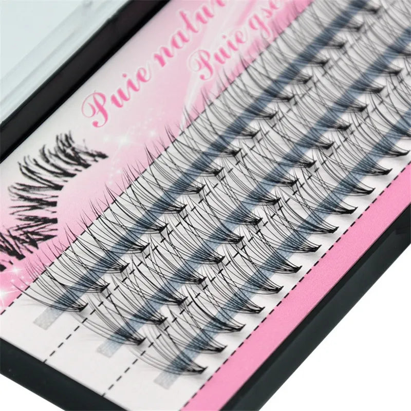 Natural False Eyelashes 1 Box 60 Clusters Eyelash Extension Eyelash