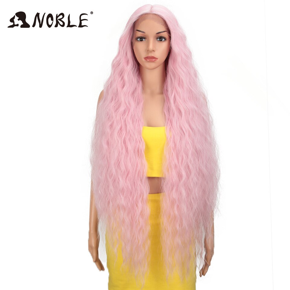 Cosplay Wig Synthetic Lace Part Wig Long Curly 42 Inch Cosplay Wig Blonde Ombre Lace Wig Synthetic Lace Wig
