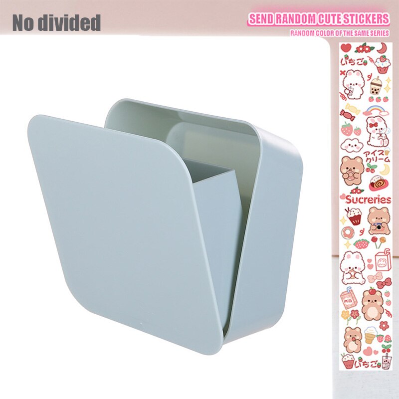 Kawaii Storage Organizer Adhesive Large Storage Box Sanitary Napkin Cosmetics Organizer Decorative Box Bathroom Accessories