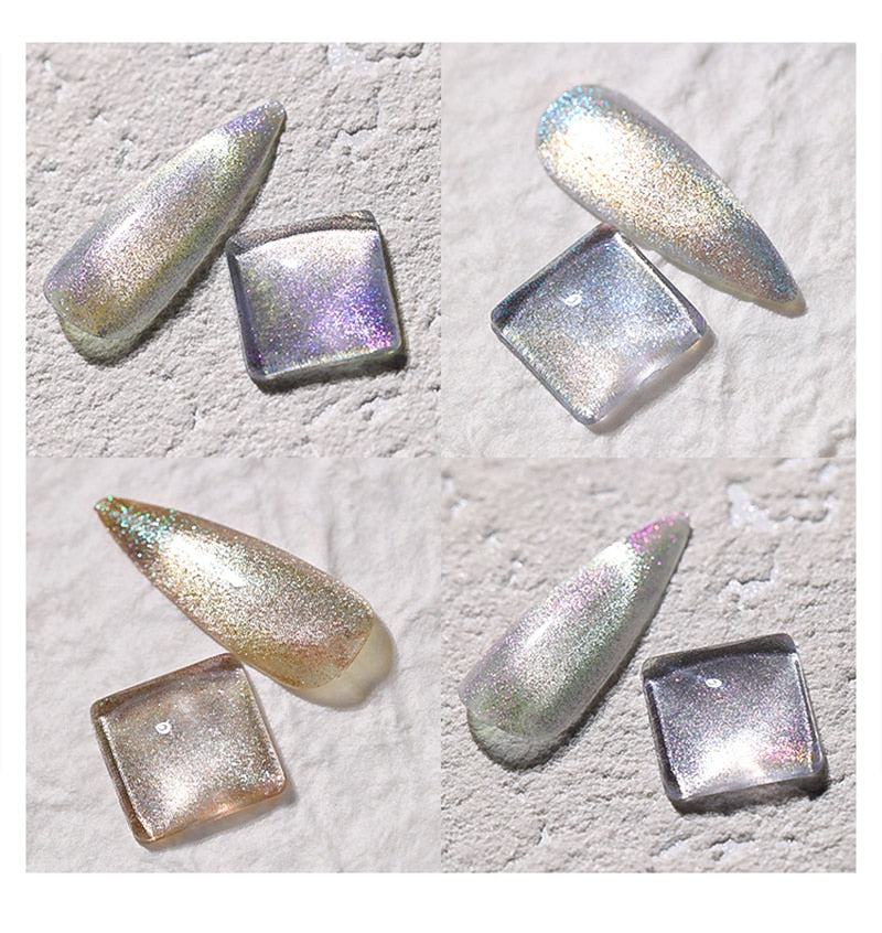 8ML Nail Gel Polish Jade Cat Eye Magnet Hybrid Varnish Semi Permanent Summer Magnetic Lacquer Primer Nail Art Gel Varnish