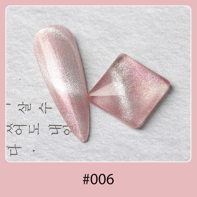 8ML Nail Gel Polish Jade Cat Eye Magnet Hybrid Varnish Semi Permanent Summer Magnetic Lacquer Primer Nail Art Gel Varnish
