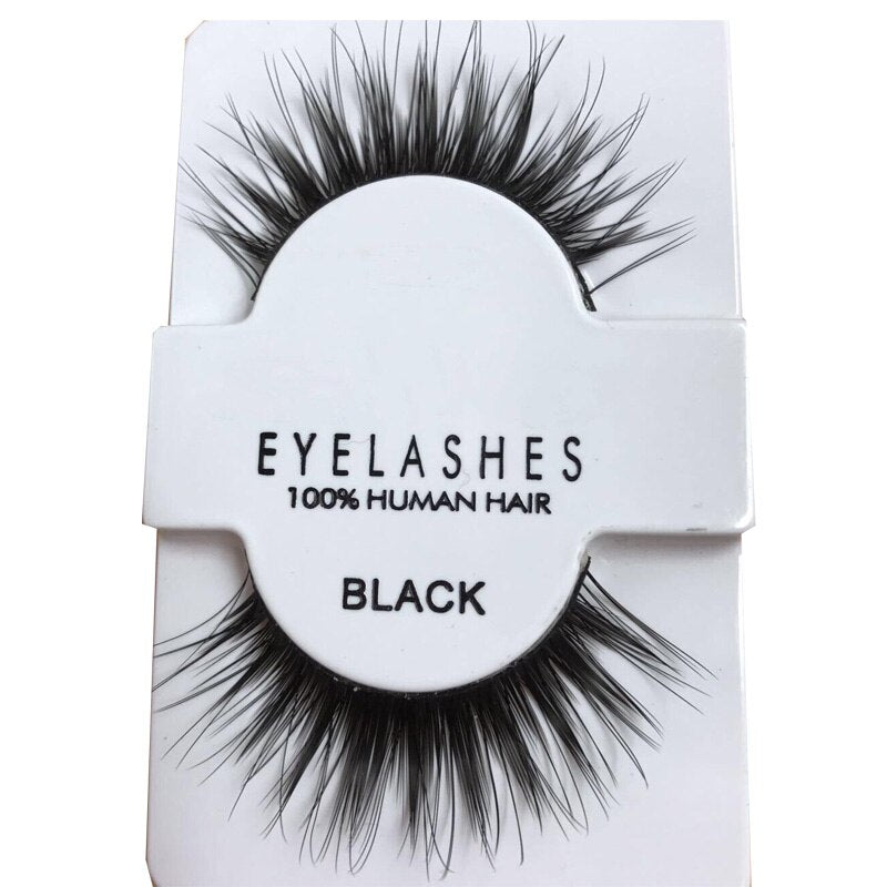1Pair Eyelashes Natural False Eyelashes Fake Lashes Long 3D Mink Lashes Extension Eyelash Mink Eyelashes