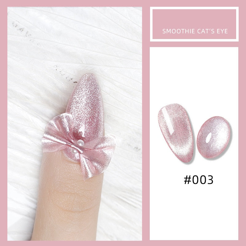 8ML Nail Gel Polish Jade Cat Eye Magnet Hybrid Varnish Semi Permanent Summer Magnetic Lacquer Primer Nail Art Gel Varnish
