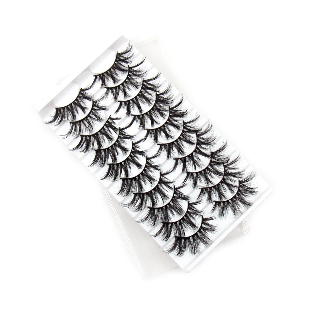 Eyelashes 5/10/16 Pairs 3D Faux Mink Lashes Natural False Eyelashes Reusable Dramatic Volume Lashes Eyelash Extension