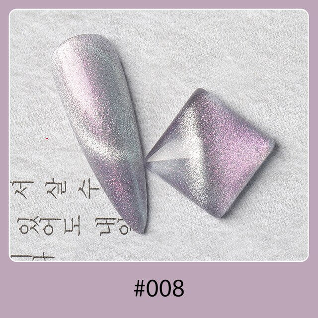 8ML Nail Gel Polish Jade Cat Eye Magnet Hybrid Varnish Semi Permanent Summer Magnetic Lacquer Primer Nail Art Gel Varnish