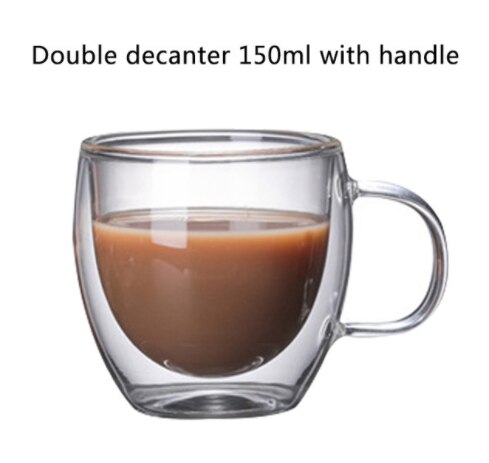 3D 2-Tier Coffee Mug Lovely Panda Bear Cat Cute Duck Shaped Double Wall Glass Cup Resistant Wine Kungfu Tea Milk Juice
