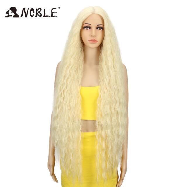 Cosplay Wig Synthetic Lace Part Wig Long Curly 42 Inch Cosplay Wig Blonde Ombre Lace Wig Synthetic Lace Wig