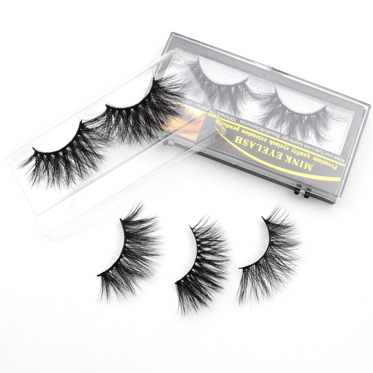 25mm lashes 3D mink eyelashes cruelty free mink lashes handmade crisscross dramatic eyelashes