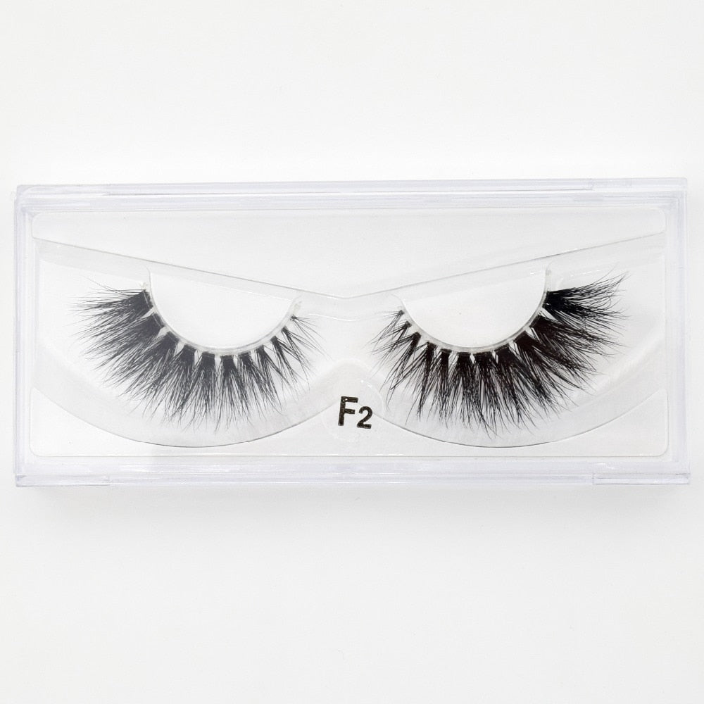 Mink Lashes 3D Eyelashes Invisible Band Natural Black False Eyelash Full Strip cilios posticos Reusable