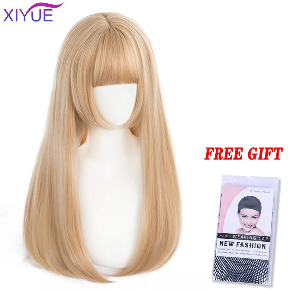 Blue Pink Lolita Wigs Ombre Long Water Wave Cosplay Wigs Synthetic Hair Wigs Heat Resistant For Women