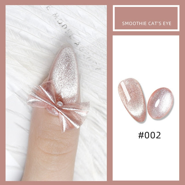 8ML Nail Gel Polish Jade Cat Eye Magnet Hybrid Varnish Semi Permanent Summer Magnetic Lacquer Primer Nail Art Gel Varnish