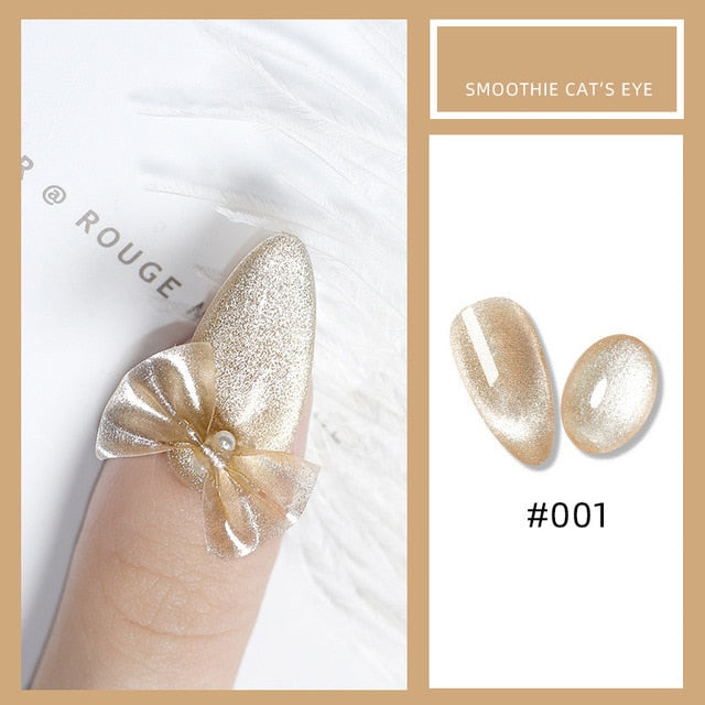 8ML Nail Gel Polish Jade Cat Eye Magnet Hybrid Varnish Semi Permanent Summer Magnetic Lacquer Primer Nail Art Gel Varnish