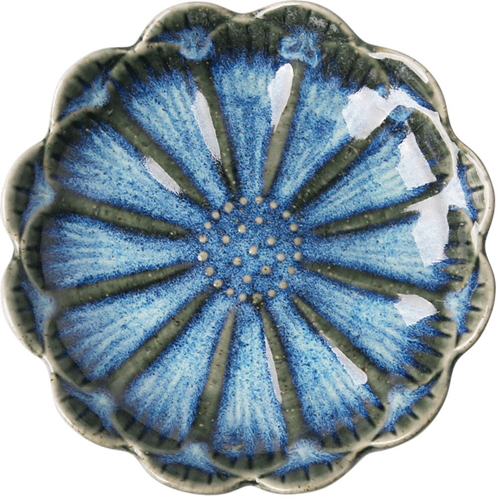 1PC Originality Ceramics Plate Flavor Small Dish Seasoning Dish Food Plate European Flower Shape Dish Ceramics Tableware