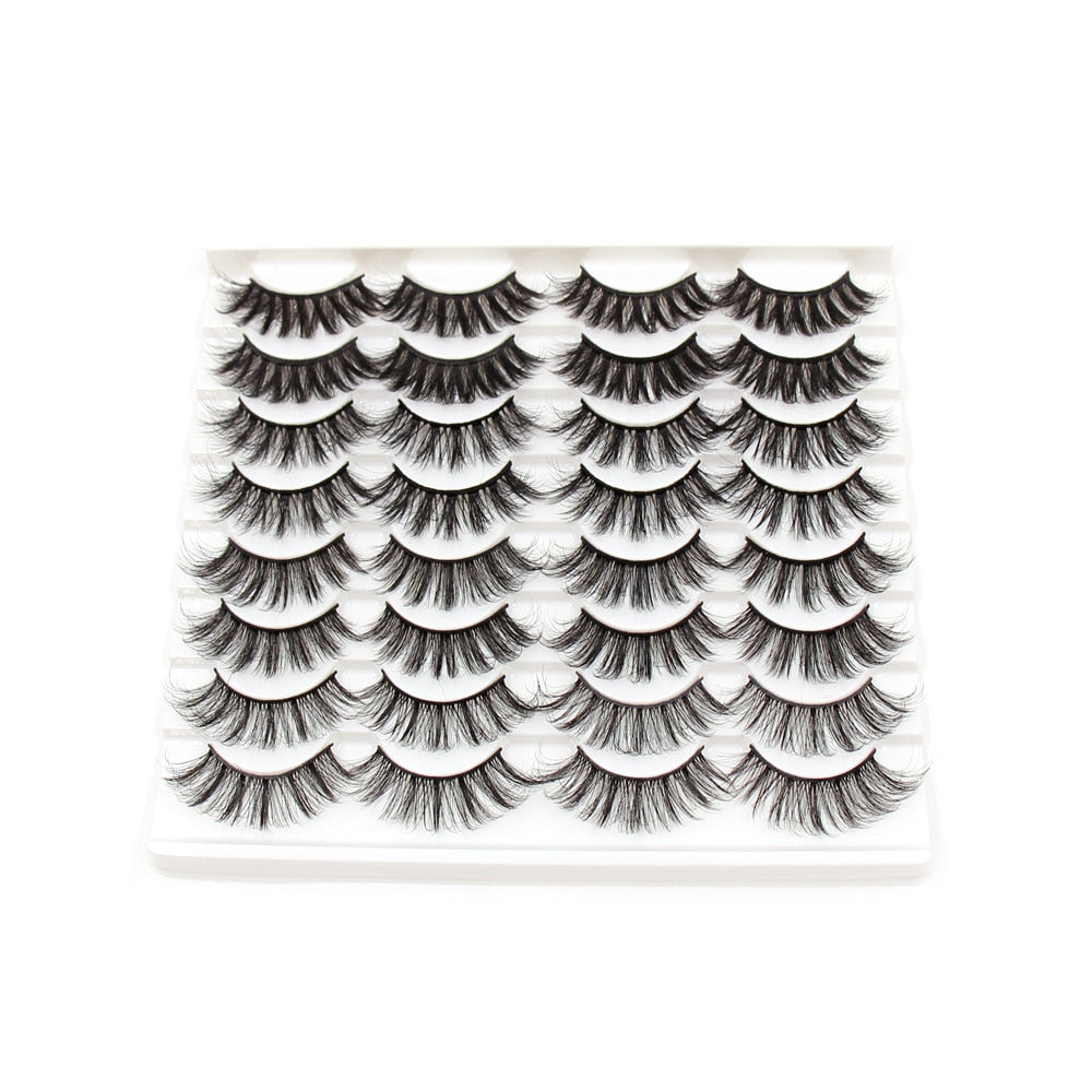 Eyelashes 5/10/16 Pairs 3D Faux Mink Lashes Natural False Eyelashes Reusable Dramatic Volume Lashes Eyelash Extension