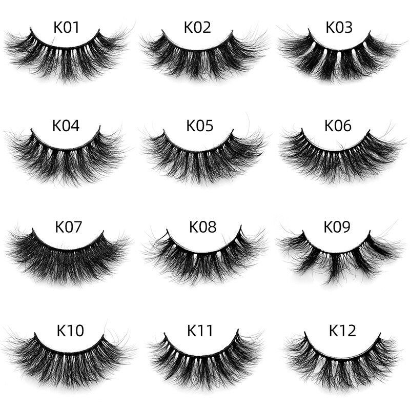 1Pair Eyelashes Natural False Eyelashes Fake Lashes Long 3D Mink Lashes Extension Eyelash Mink Eyelashes