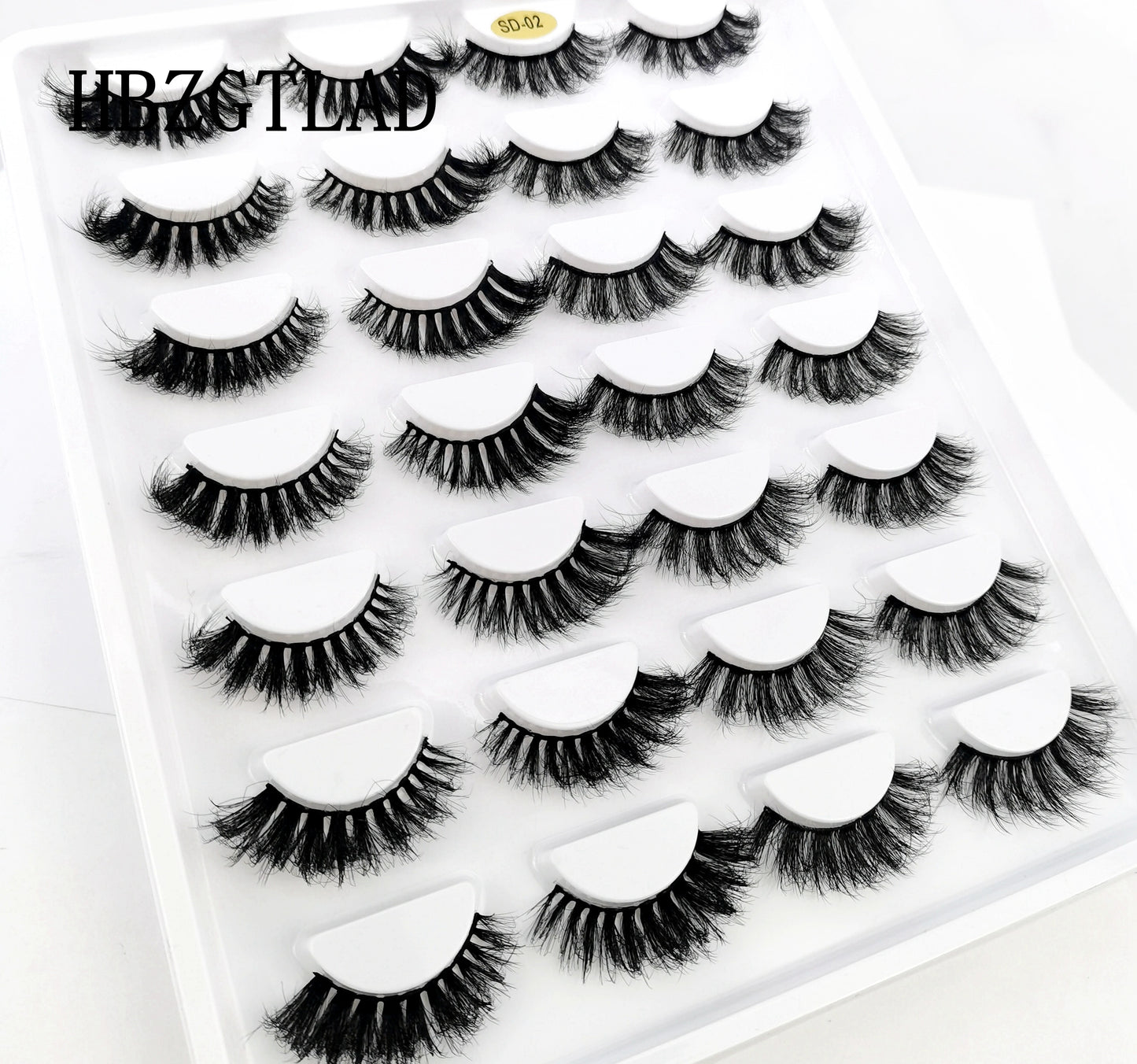 Lashes 14 Pairs Eyelashes Faux Mink Eyelashes Long Lasting Fluffy 25mm Mink Lashes Dramatic Volume lashes Extension Thick Long