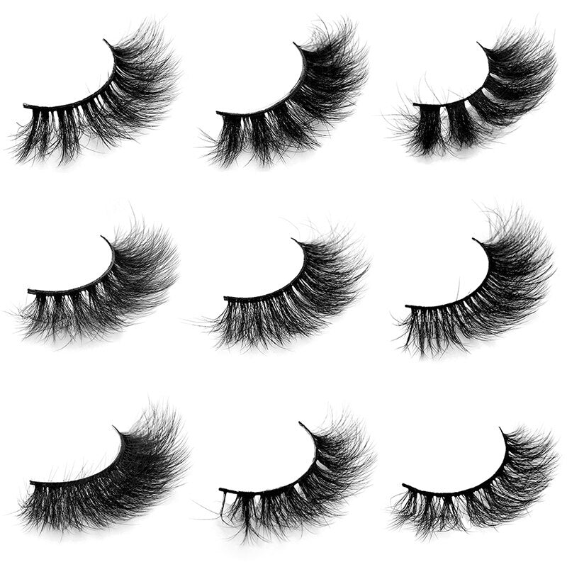 1Pair Eyelashes Natural False Eyelashes Fake Lashes Long 3D Mink Lashes Extension Eyelash Mink Eyelashes
