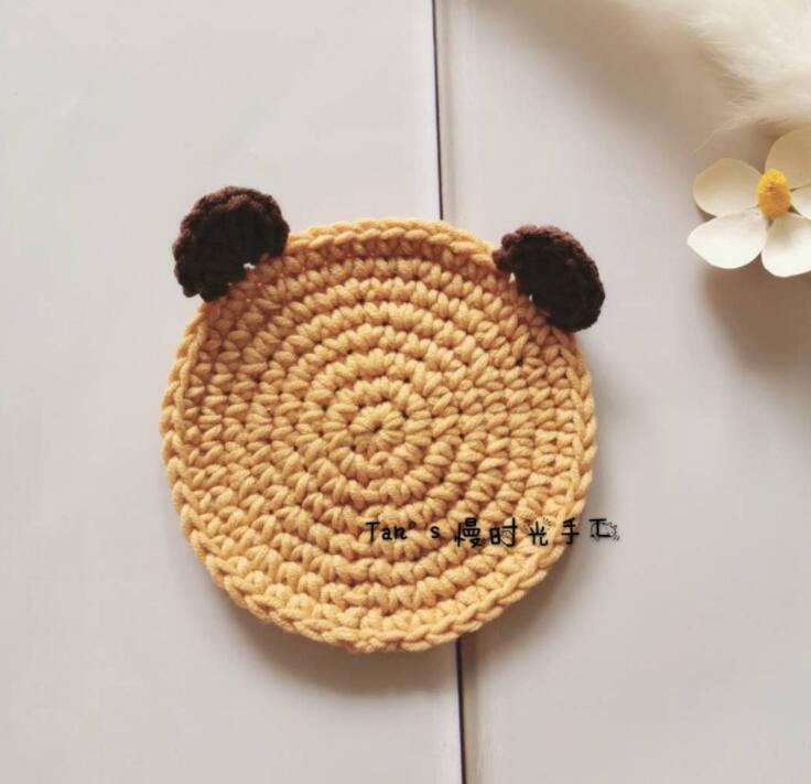 DIY Crochet Granny Square Cup Coaster Placemat Pad Tea Mug Coffee Mat Kitchen Table Decor Wedding Gift