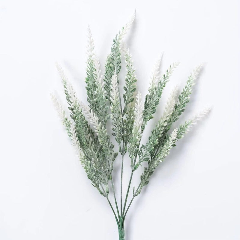 A Bunch of Provence Lavender Plastic Artificial Flowers False Plants Wedding Home Decoration Table Decoration