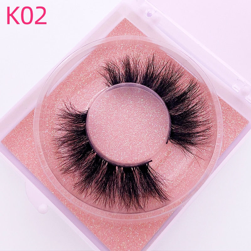 1Pair Eyelashes Natural False Eyelashes Fake Lashes Long 3D Mink Lashes Extension Eyelash Mink Eyelashes
