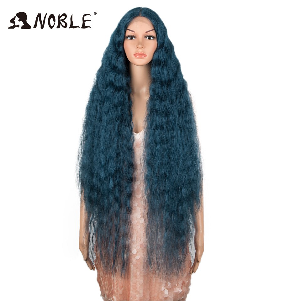 Cosplay Wig Synthetic Lace Part Wig Long Curly 42 Inch Cosplay Wig Blonde Ombre Lace Wig Synthetic Lace Wig
