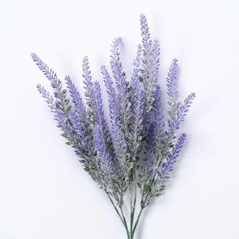 A Bunch of Provence Lavender Plastic Artificial Flowers False Plants Wedding Home Decoration Table Decoration