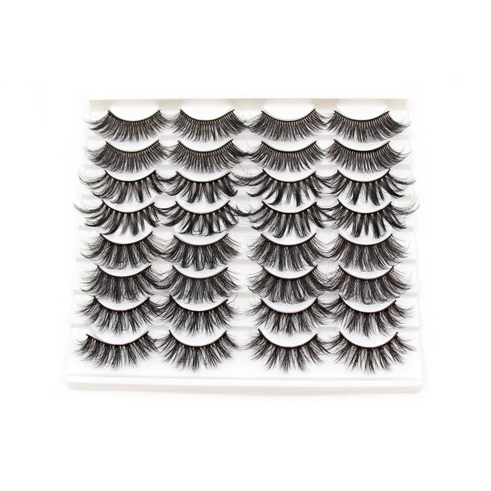 Eyelashes 5/10/16 Pairs 3D Faux Mink Lashes Natural False Eyelashes Reusable Dramatic Volume Lashes Eyelash Extension