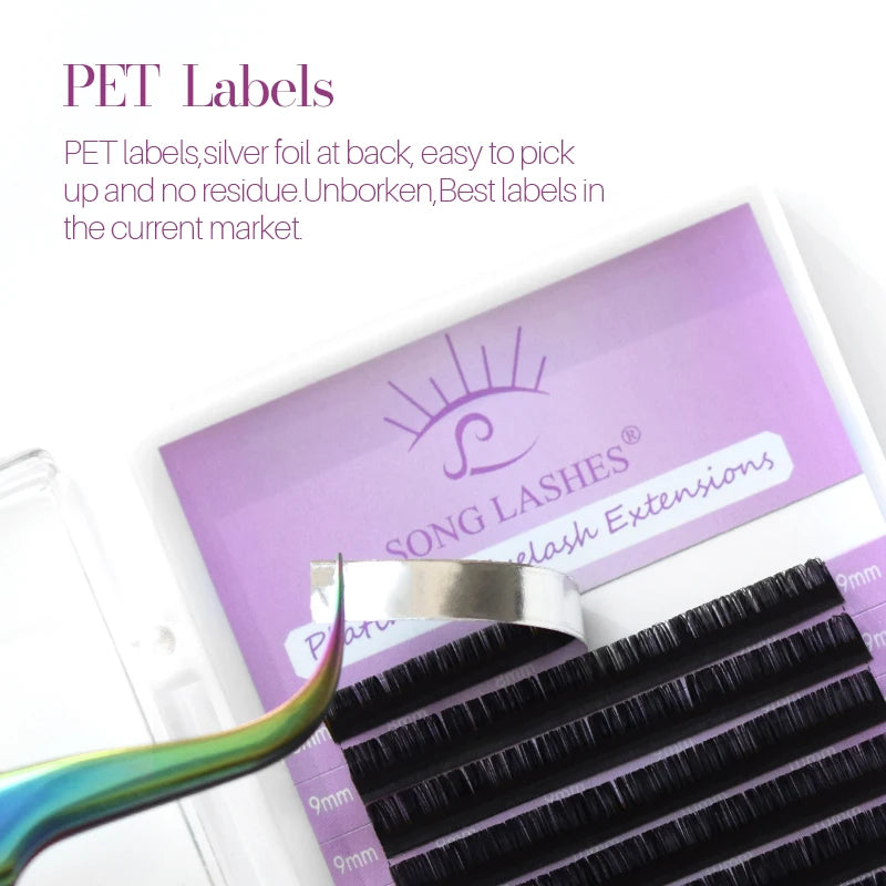 Easy Fanning Eyelash Extensions Soft and Nature Thin Tip Eyelash Make up Tool Eyelash Extension Lash and Lashes
