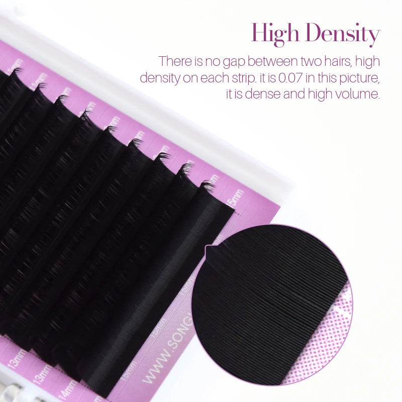 Easy Fanning Eyelash Extensions Soft and Nature Thin Tip Eyelash Make up Tool Eyelash Extension Lash and Lashes