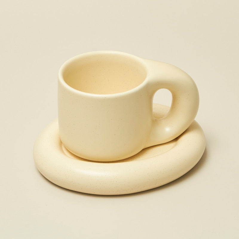 Korean Style Ceramic Mug Coffee Cups Home Office Tea Cup Coffee Cups Korean Mug Nordic Home drinkware Japan Mug