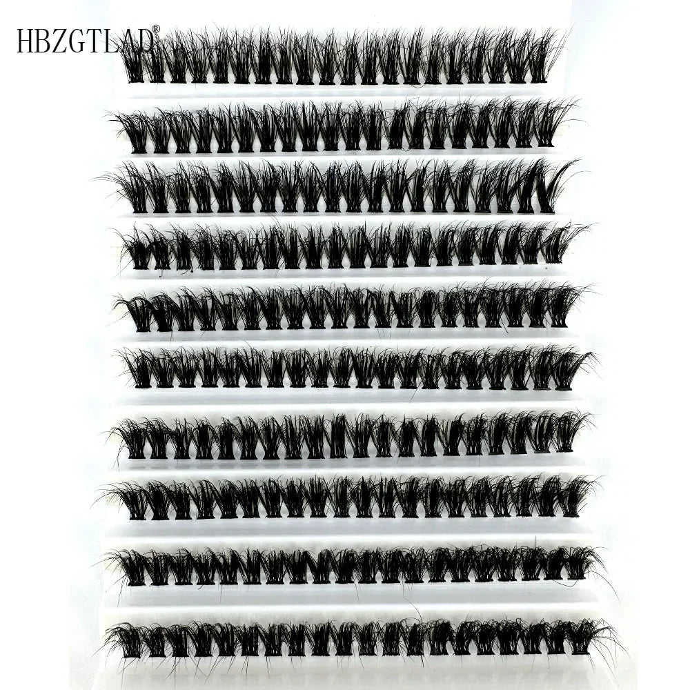 3D Fluffy Mink Eyelashes 200Bundles Natural Eyelash extension 3D Russia Individual Eyelash Cluster Lashes Cilia