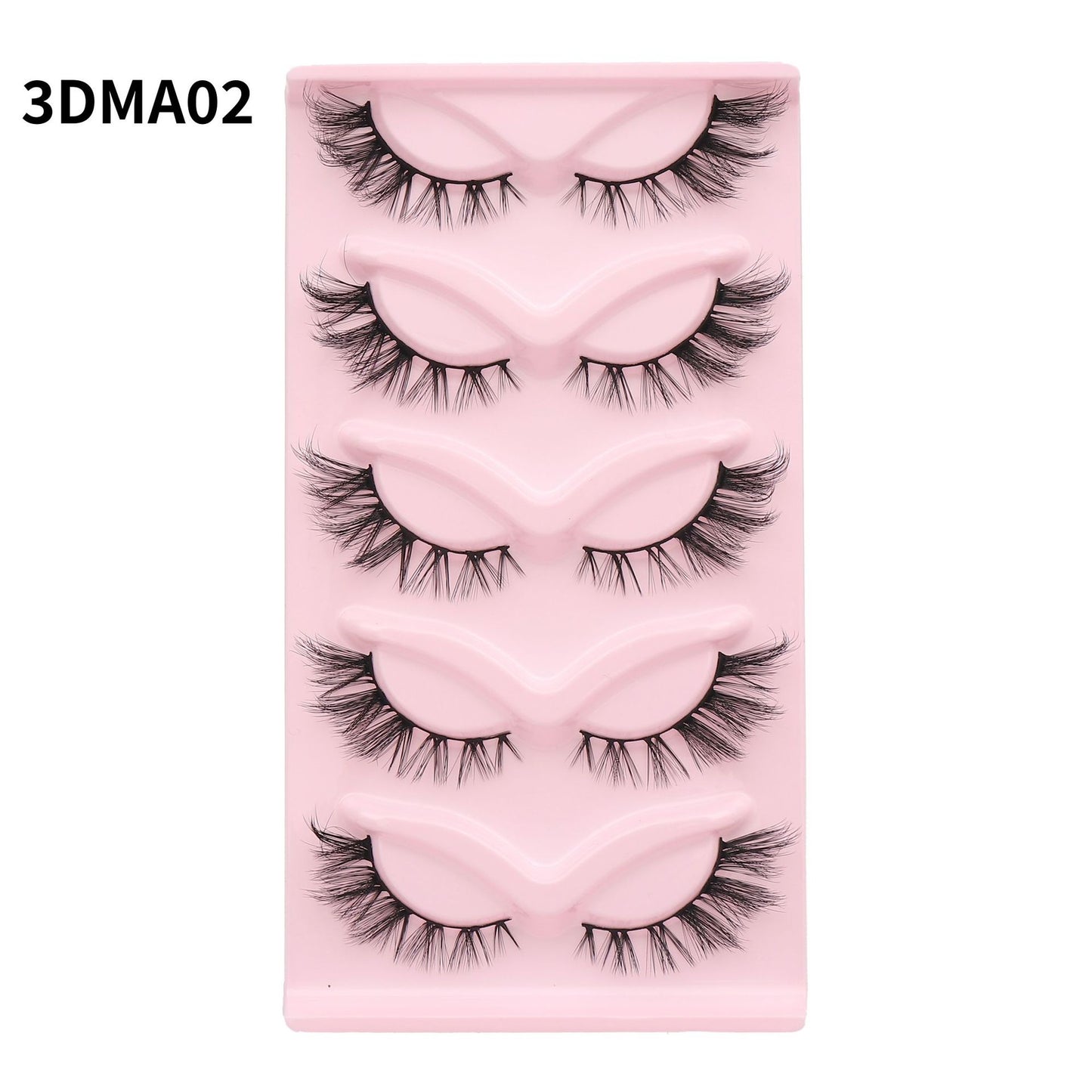 Cat Eye Lashes Winged End Eye Elongated Eyelashes Faux Mink Eyelashes Fake Fox Eye Lashes Soft Natural Long Lashes Cils