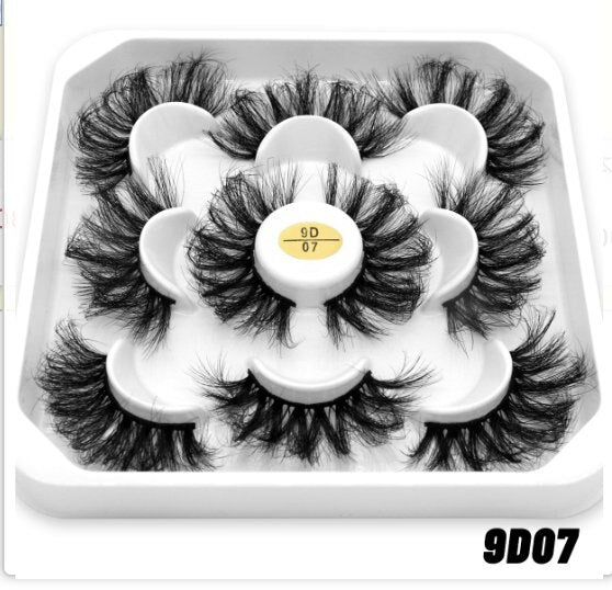 5/10 pairs 3D Faux Mink Eyelashes Long Lasting Fluffy Mink Lashes Dramatic Volume Lashes Extension Thick Long
