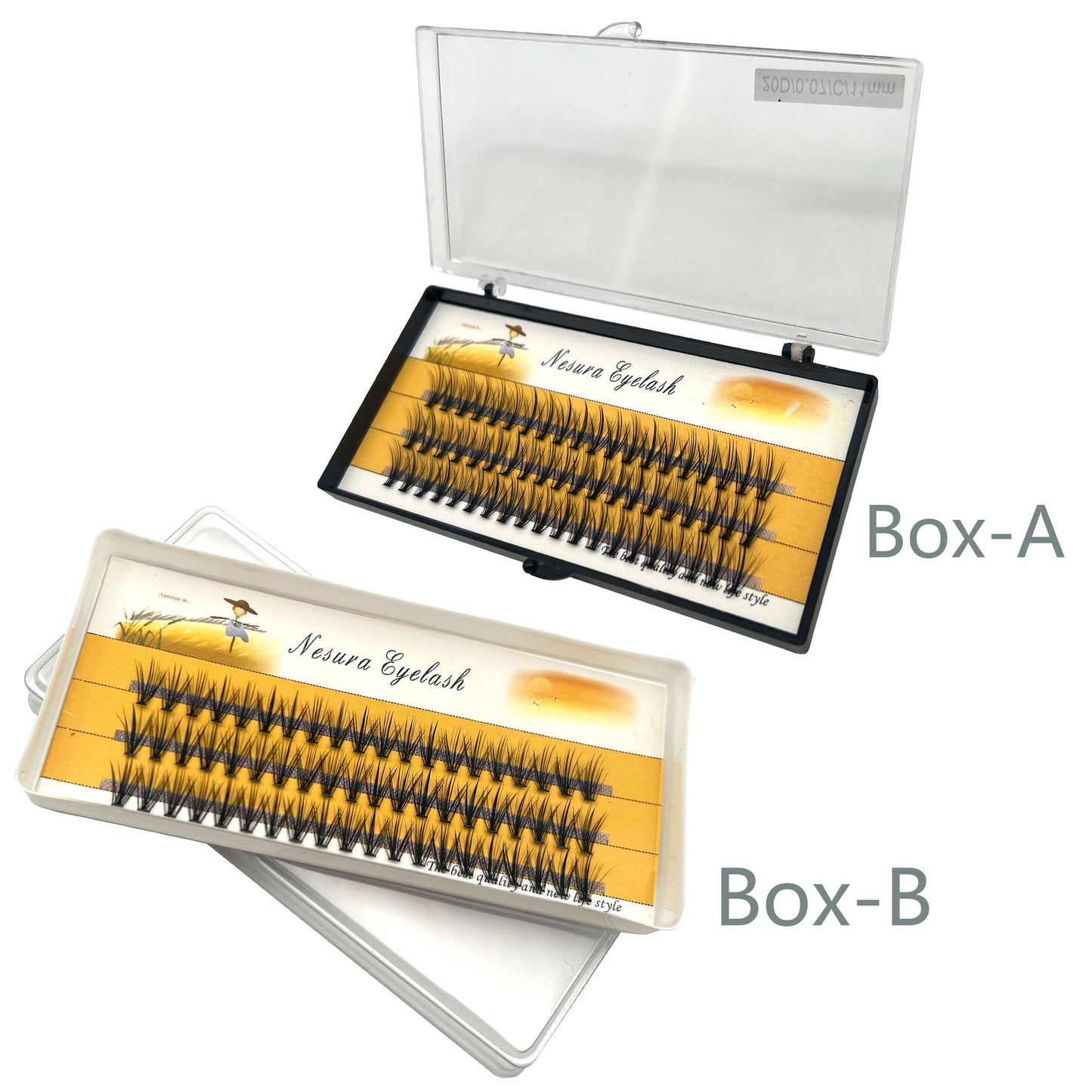 1box/60 bundles 20/30D fake eyelashes imitation mink Individual Eyelash Natural Thick lashes Eyelash Extensions