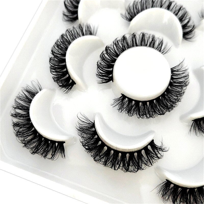 Lashes DD Curl 10-23mm Russian volumes Mink Lashes 3D Mink Eyelashes Lashes Reusable Fluffy False Lashes extensions
