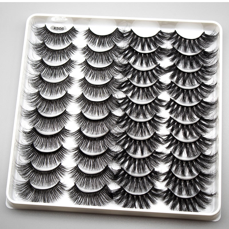 20Pairs fake eyelashes Lashes nagaraku mink lashes False bright lashes fadvan y Eyelashes extensions of cils eyelashes