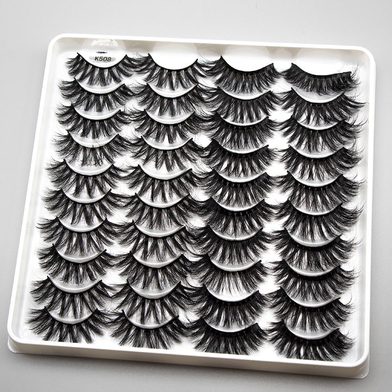 20Pairs fake eyelashes Lashes nagaraku mink lashes False bright lashes fadvan y Eyelashes extensions of cils eyelashes