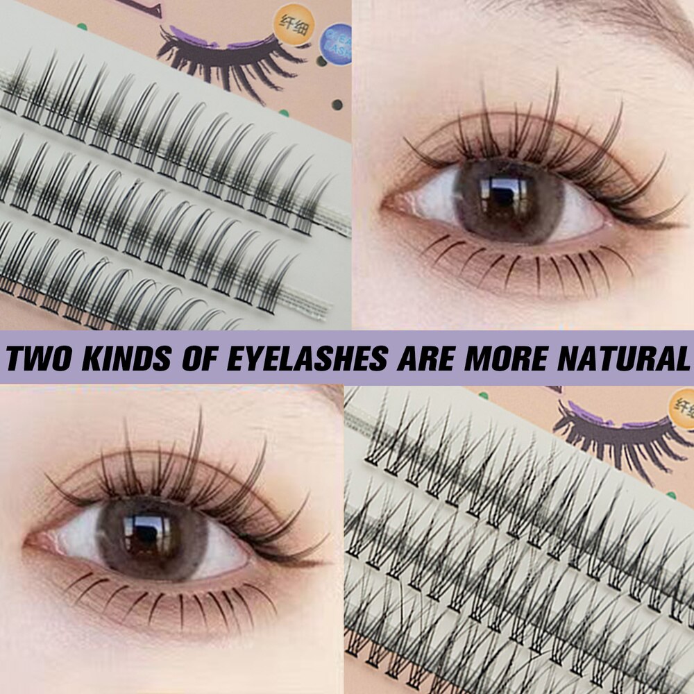 Angel False Eyelashes Cos Handmade False Eyelashes Little Devil Big Eyes Naturally Thick Lolita Eyelashes