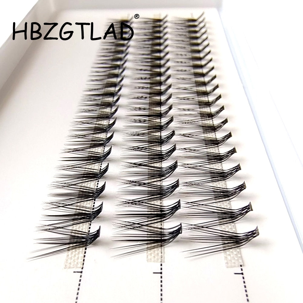 60 Clusters Lashtray For 10D 20D L curl Individual Eyelashes Bunches Professional Makeupartist Faux Lashtray